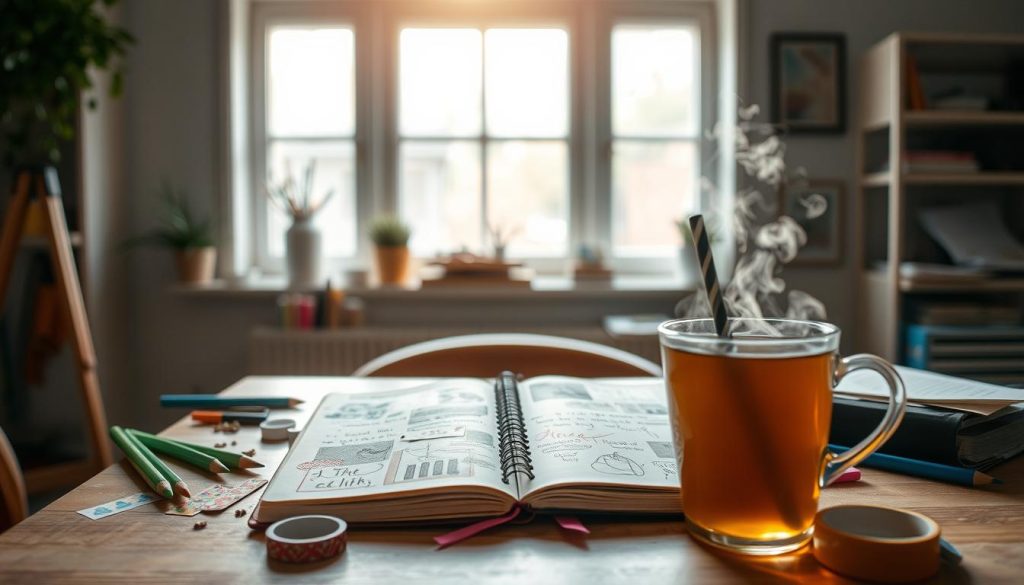 junk journaling for mental wellbeing