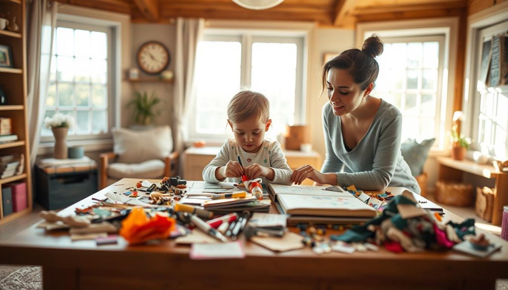 junk journaling with children